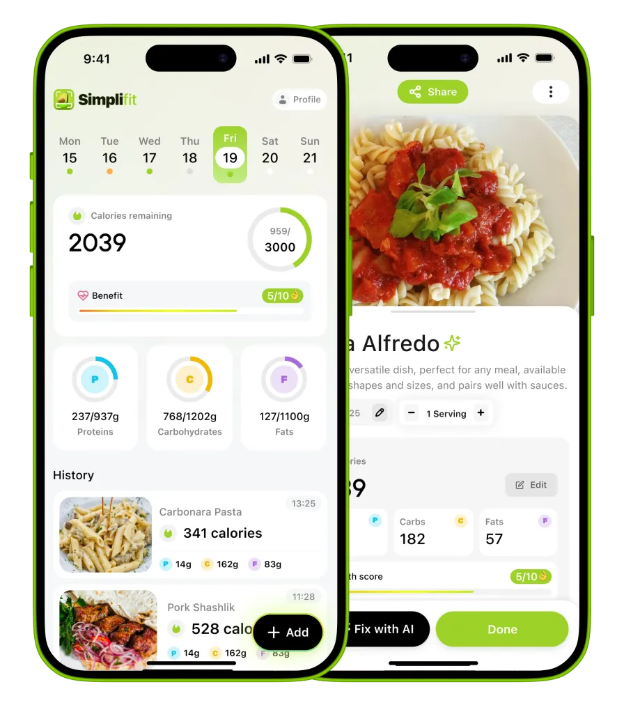 SimpliFit Mobile Application